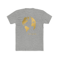 ALL WORLD Men's Cotton Crew Tee (GOLD MEDAL EDITION)