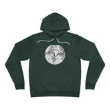 ALL WORLD Longitude Latitude Fleece Pullover Hoodie