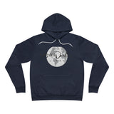 ALL WORLD Longitude Latitude Fleece Pullover Hoodie