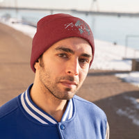 ALL WORLD LATITUDE LONGITUDE Knit Beanie