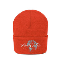 ALL WORLD LATITUDE LONGITUDE Knit Beanie