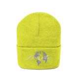 ALL WORLD LATITUDE LONGITUDE Knit Beanie