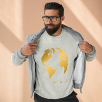 ALL WORLD Premium Crewneck Sweatshirt (GOLD MEDAL EDITION)