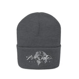 ALL WORLD LATITUDE LONGITUDE Knit Beanie