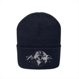 ALL WORLD LATITUDE LONGITUDE Knit Beanie