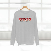 ALL WORLD 4 CORNERS Premium Crewneck Sweatshirt