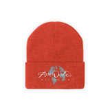 ALL WORLD LATITUDE LONGITUDE Knit Beanie